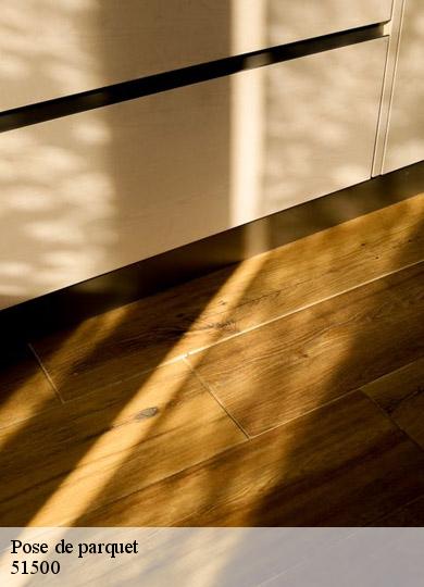Pose de parquet  ecueil-51500 AB Rénovation