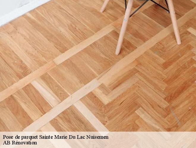 Pose de parquet sainte-marie-du-lac-nuisemen-51290 AB Rénovation
