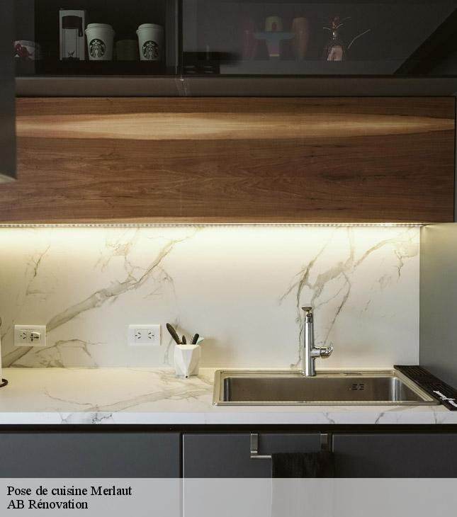 Pose de cuisine  merlaut-51300 AB Rénovation