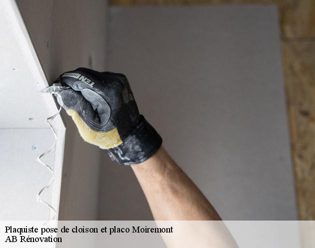 Plaquiste pose de cloison et placo  moiremont-51800 AB Rénovation