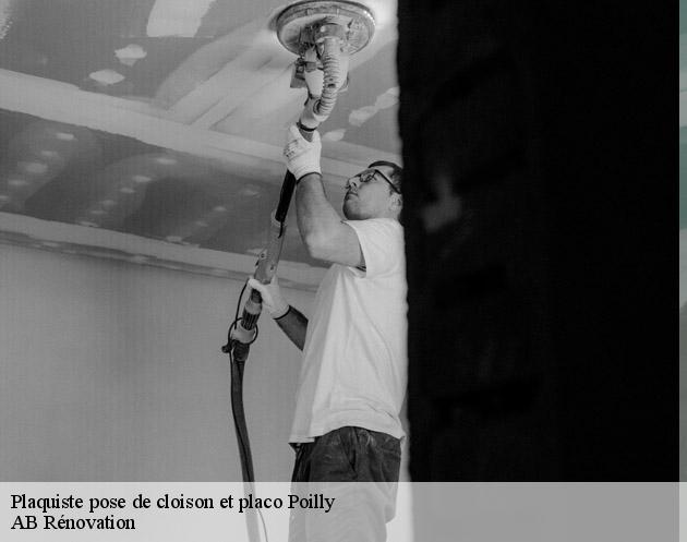 Plaquiste pose de cloison et placo  poilly-51170 AB Rénovation