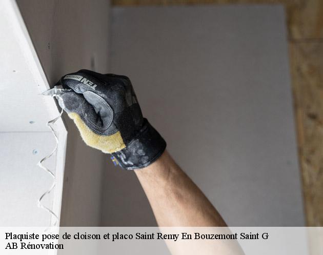 Plaquiste pose de cloison et placo saint-remy-en-bouzemont-saint-g-51290 AB Rénovation